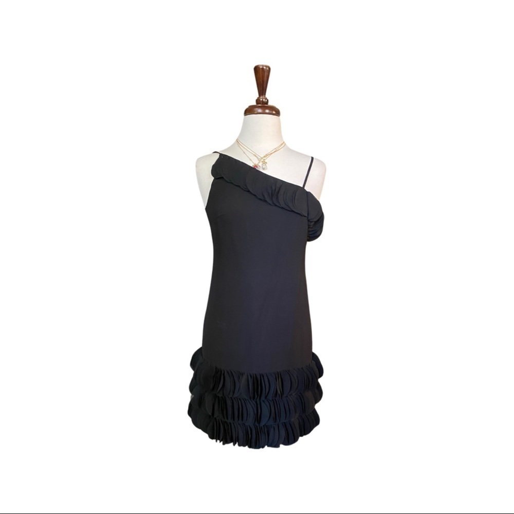 BNWT Petite-  Mongram Black dress- Xsmall